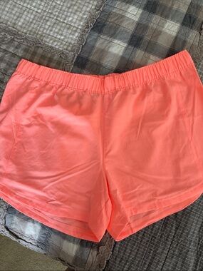 Columbia Women's Neon Coral Athletic Shorts